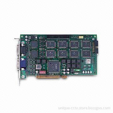 D-typed DVR Cards with 4 Channels and 16 Channels Audio Input